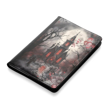 Dark Gothic Christmas Leather Notebook A5