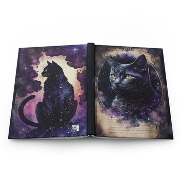 Magic black cat Notebook Witchy Journal-MoonChildWorld