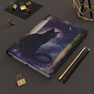 Magic black cat Notebook Witchy Journal-MoonChildWorld