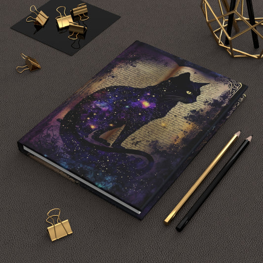 Magic black cat Notebook Witchy Journal-MoonChildWorld