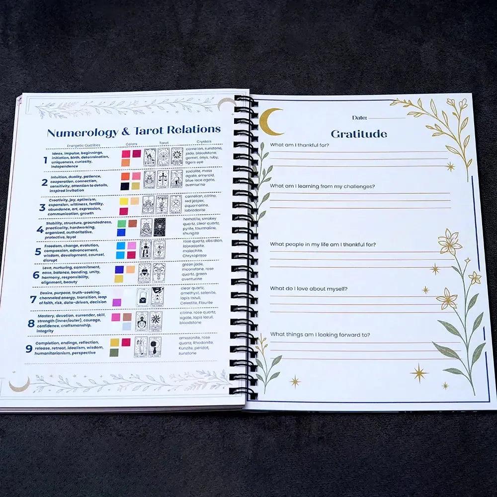 2026 Modern Witch Planner Witchy Journal Grimoire Moon Manifestation Tarot Journal Moon Phases 122 Pages Daily Spiritual-MoonChildWorld