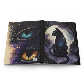 Magic black cat Notebook Witchy Journal-MoonChildWorld