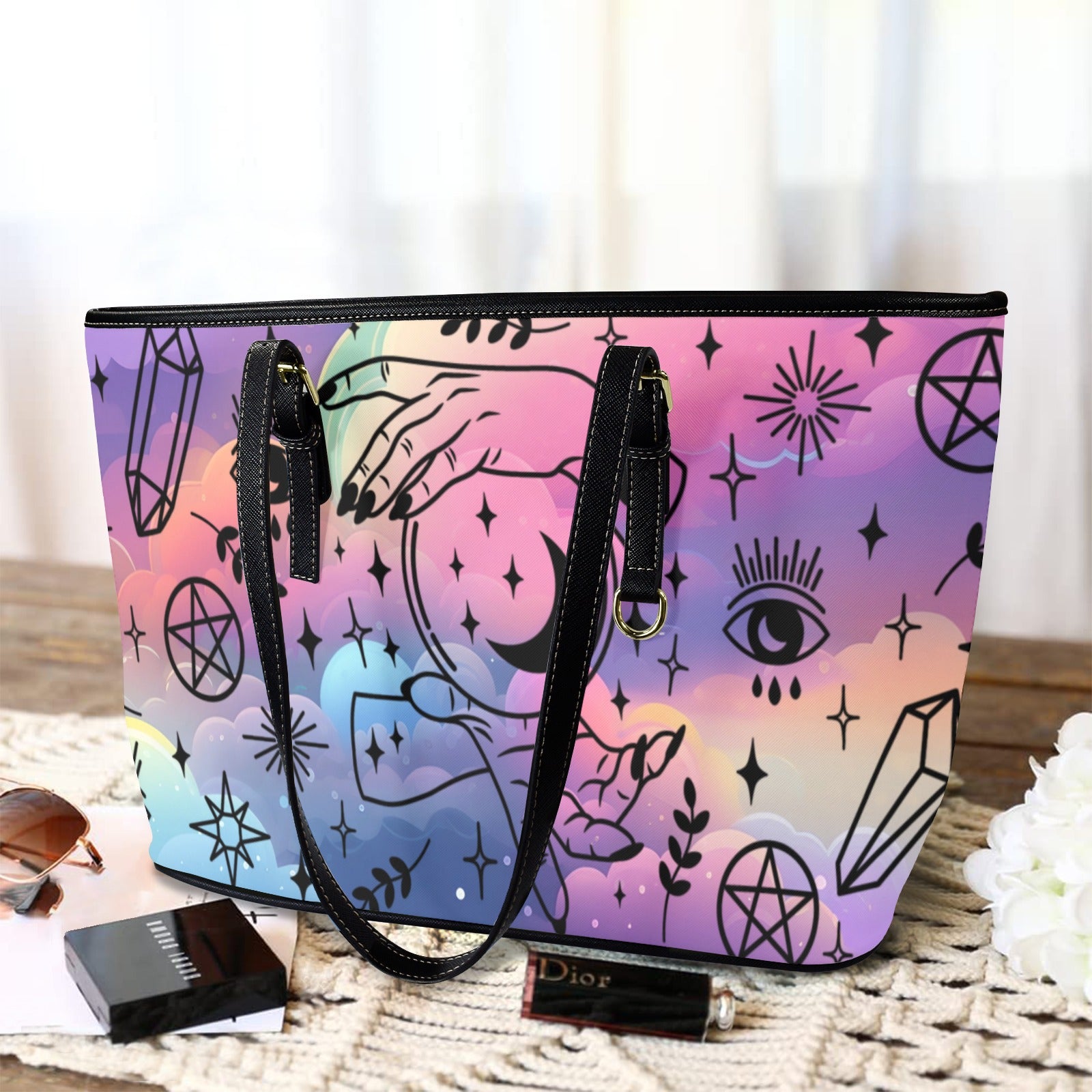 Magic things Witchy Tote Bag-MoonChildWorld