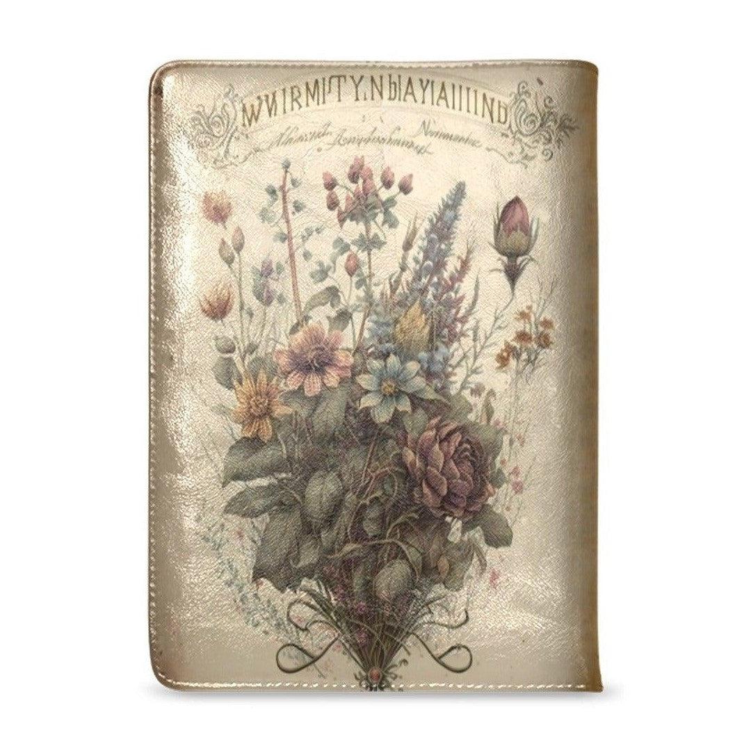 Witchy black raven Vintage Leather Notebook A5-MoonChildWorld