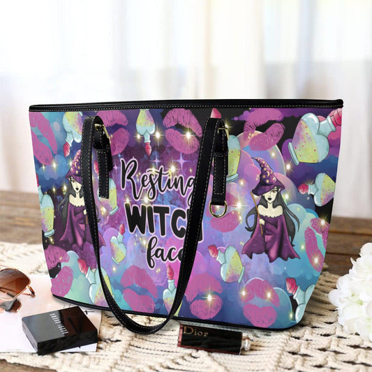 Resting witch face magic Tote Bag-MoonChildWorld