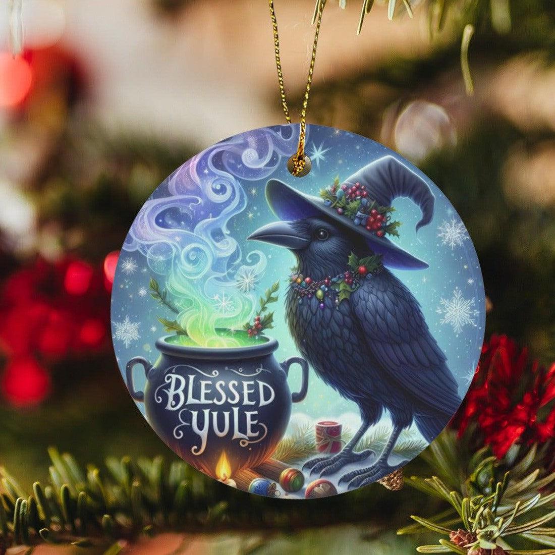 Ornament - Black - Crow Raven Ornament - Black - Crow Raven