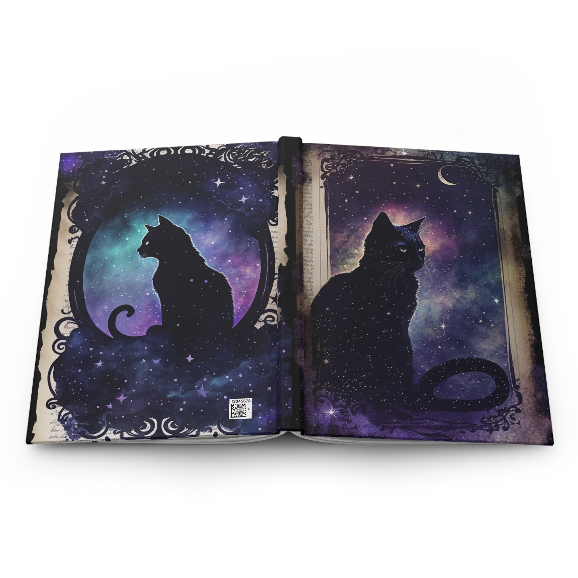 Magic black cat Notebook Witchy Journal-MoonChildWorld