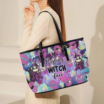 Resting witch face magic Tote Bag-MoonChildWorld