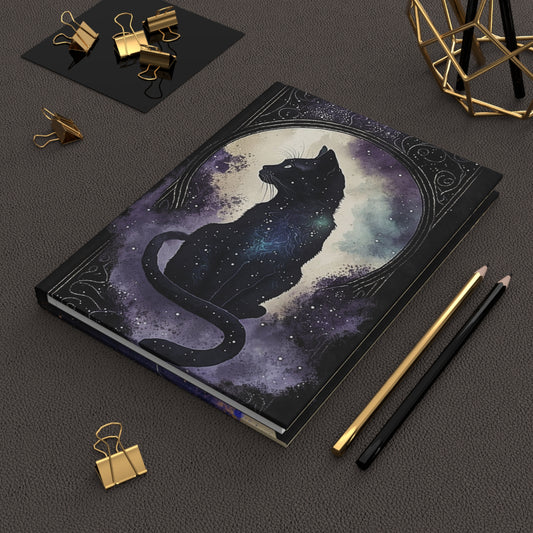 Magic black cat Notebook Witchy Journal-MoonChildWorld