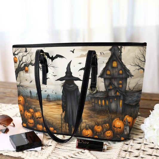Halloween Gothic Witch Tote Bag-MoonChildWorld