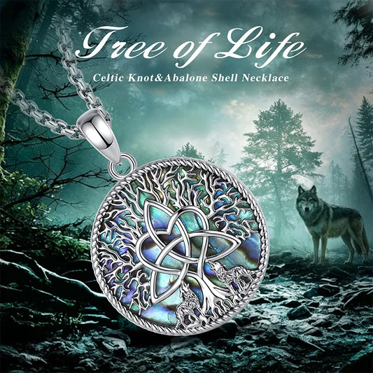 Viking tree of life necklace pendant only and chain options – witch Pagan Celtic spiritual gift jewellery