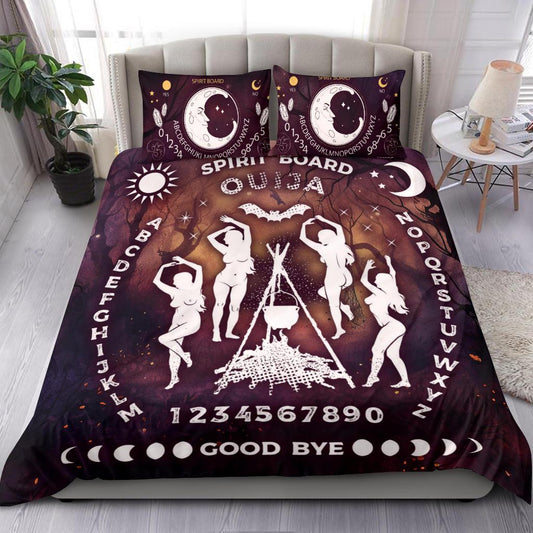 Halloween Ouija board witch Bedding Set