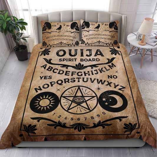 Witch gothic Ouija board Bedding Set