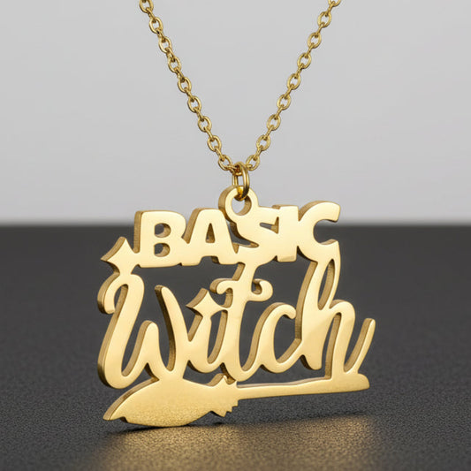 Basic Witch Necklace Halloween Spooky Necklace-MoonChildWorld