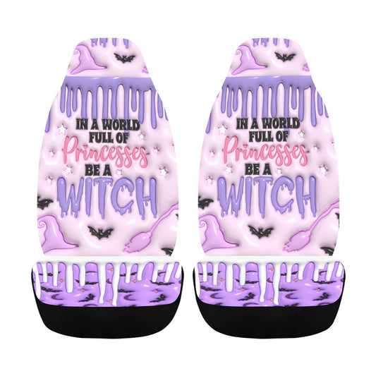 Be a Witch Halloween Car Seat Covers-MoonChildWorld