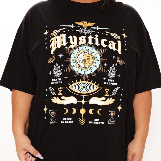 Mystical Celestial T Shirt Magic Occult Witch T-shirt