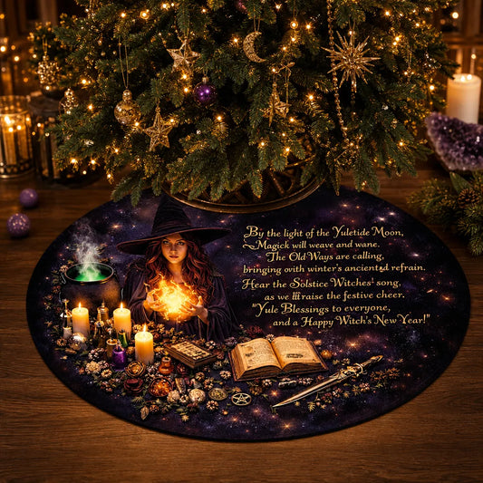 mockup_Dark Witch Gothic Yule Tree Skirt – Pagan Witchy Decor_1.webp