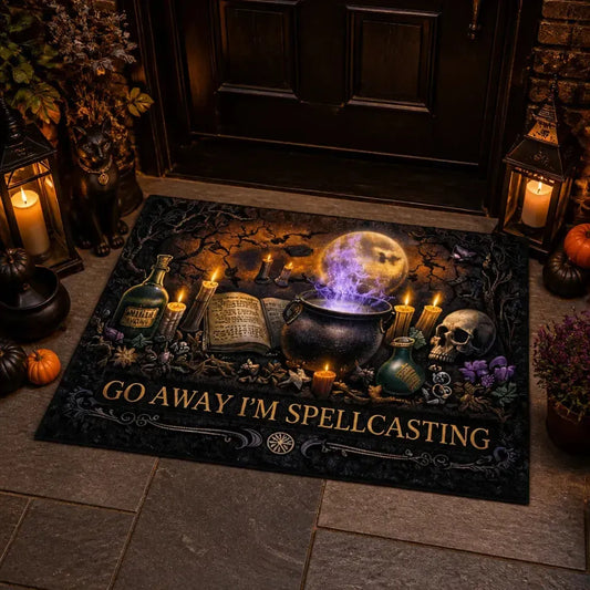 Witchcraft Gothic Doormat – Occult Pagan Welcome Mat for Witch Home Decor_mockup_1.webp