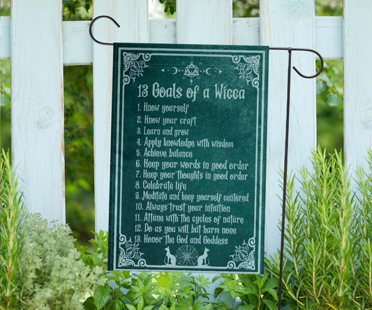Goals of a Wicca Flag-MoonChildWorld