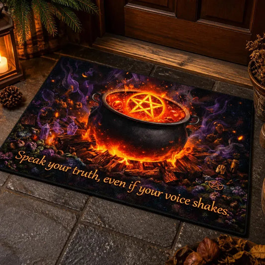 Halloween Witchy Cauldron Doormat Gothic Doormat for Spooky Season_mockup_2.webp
