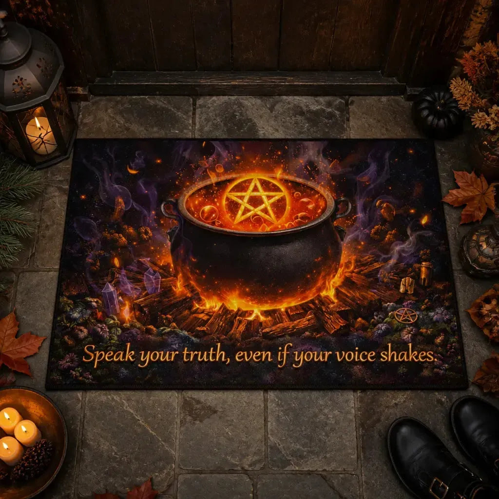 Halloween Witchy Cauldron Doormat Gothic Doormat for Spooky Season_mockup_3.webp
