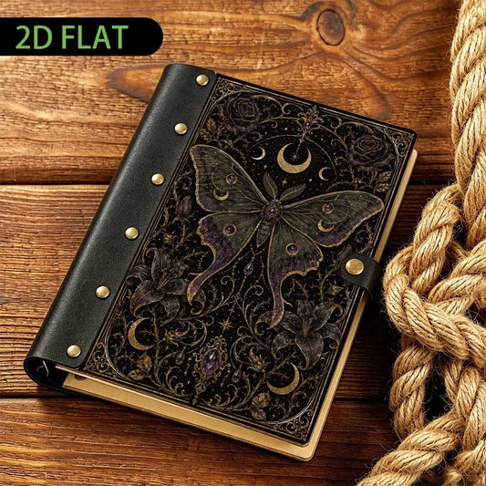 Luna Moth Thorn Rose Lily Journal - luna moth journal - MoonChildWorld