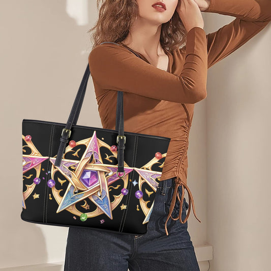 Magic Pentacle Pagan Tote Bag-MoonChildWorld