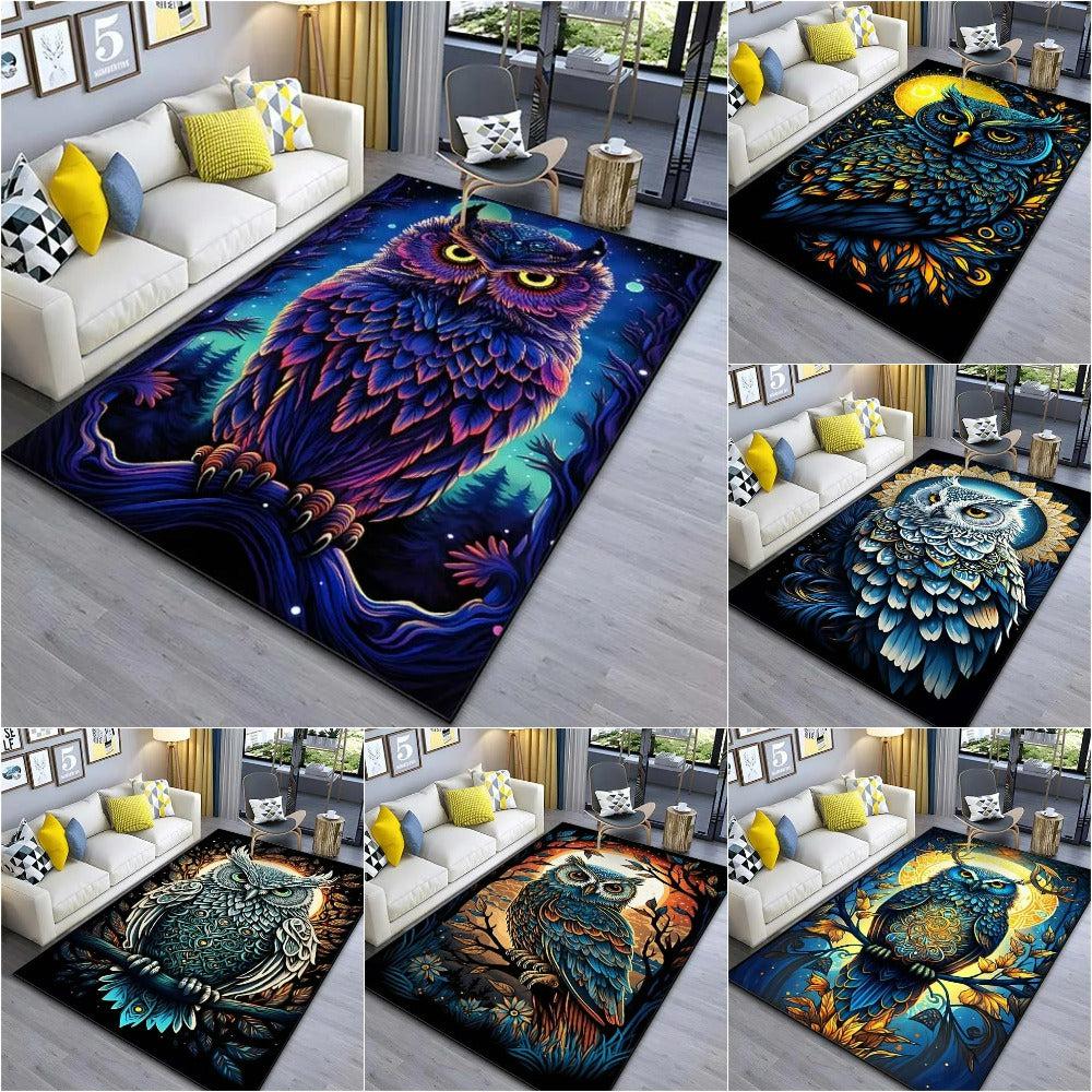 Night Owl Carpet Witchy Area Rug-MoonChildWorld