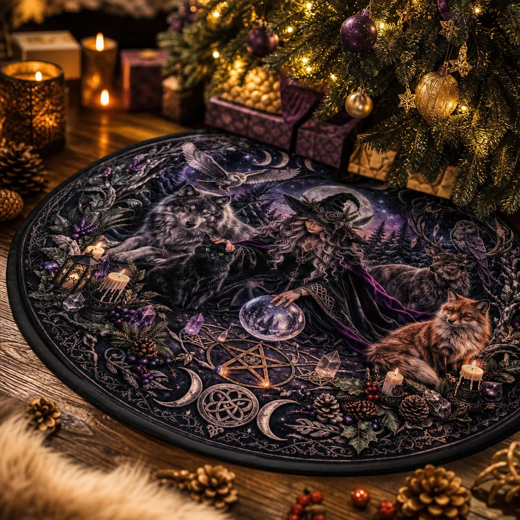 Moon Yule Tree Skirt – Pagan Witch Gothic Decor_mockup_4.webp