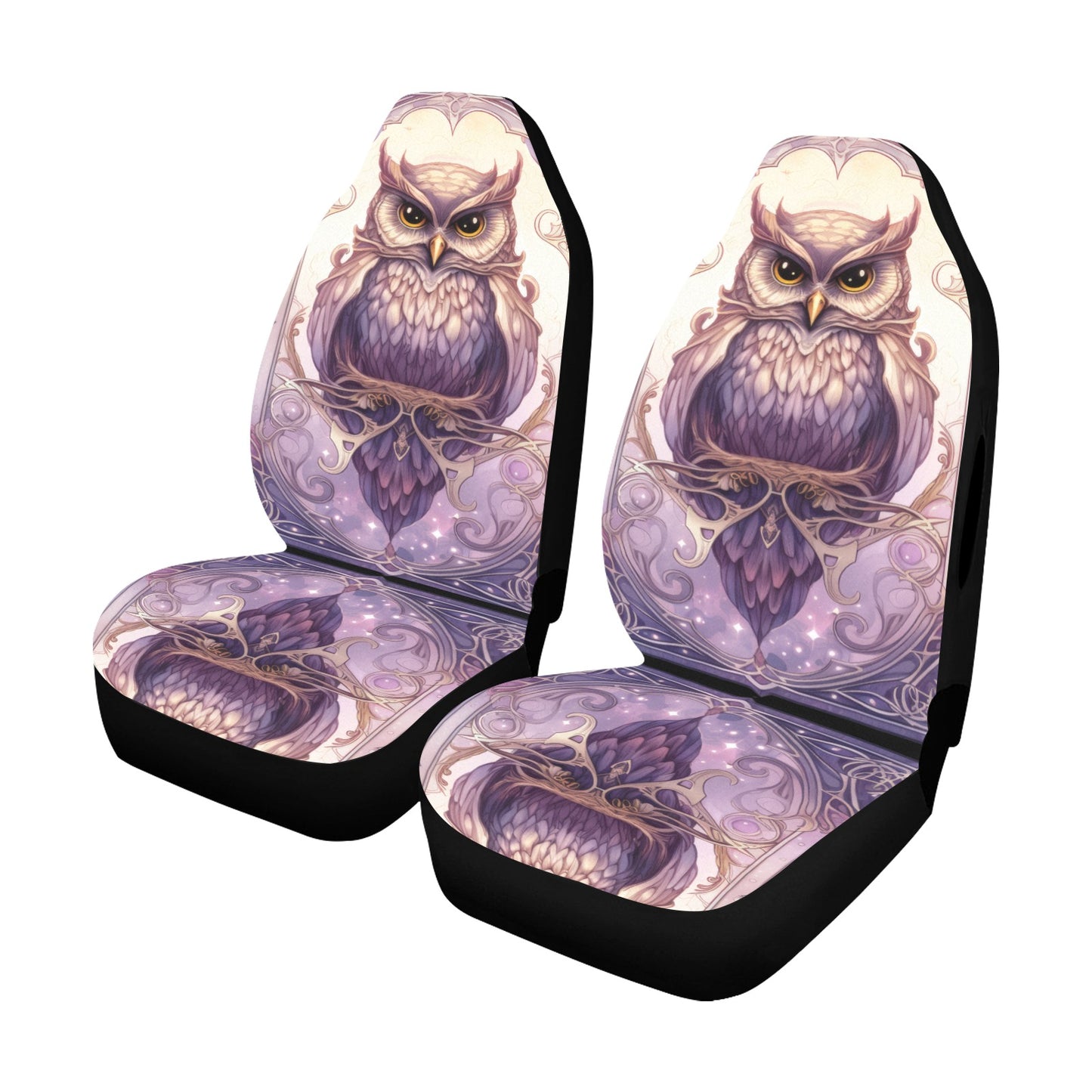 Mystic Owl Wicca Car Seat Covers-MoonChildWorld