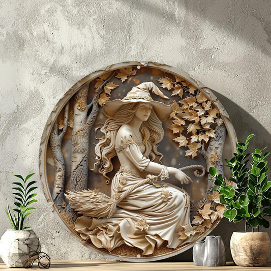 Mystic Witch Metal Wall Sign Witch Wall Art-MoonChildWorld