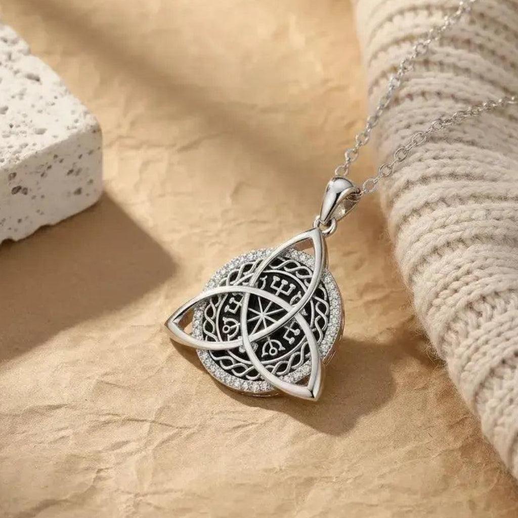 Pagan Celtic Knot Triquetra Necklace Norse Viking Mystic Jewelry-MoonChildWorld