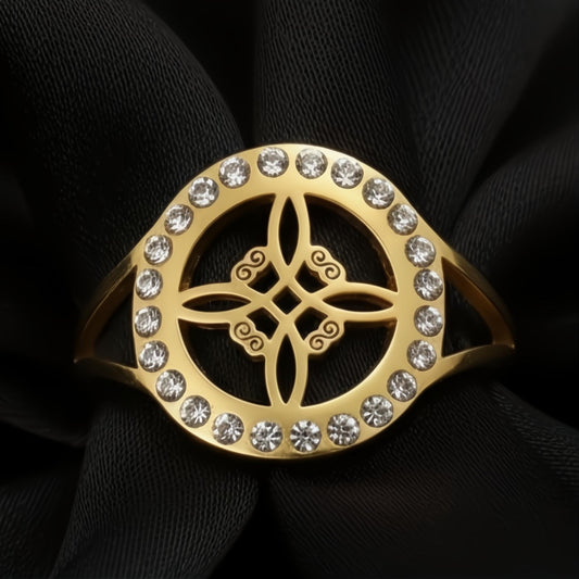 Pagan Wicca Jewelry Witch Knot Ring Witchcraft Celtic Knot Ring-MoonChildWorld