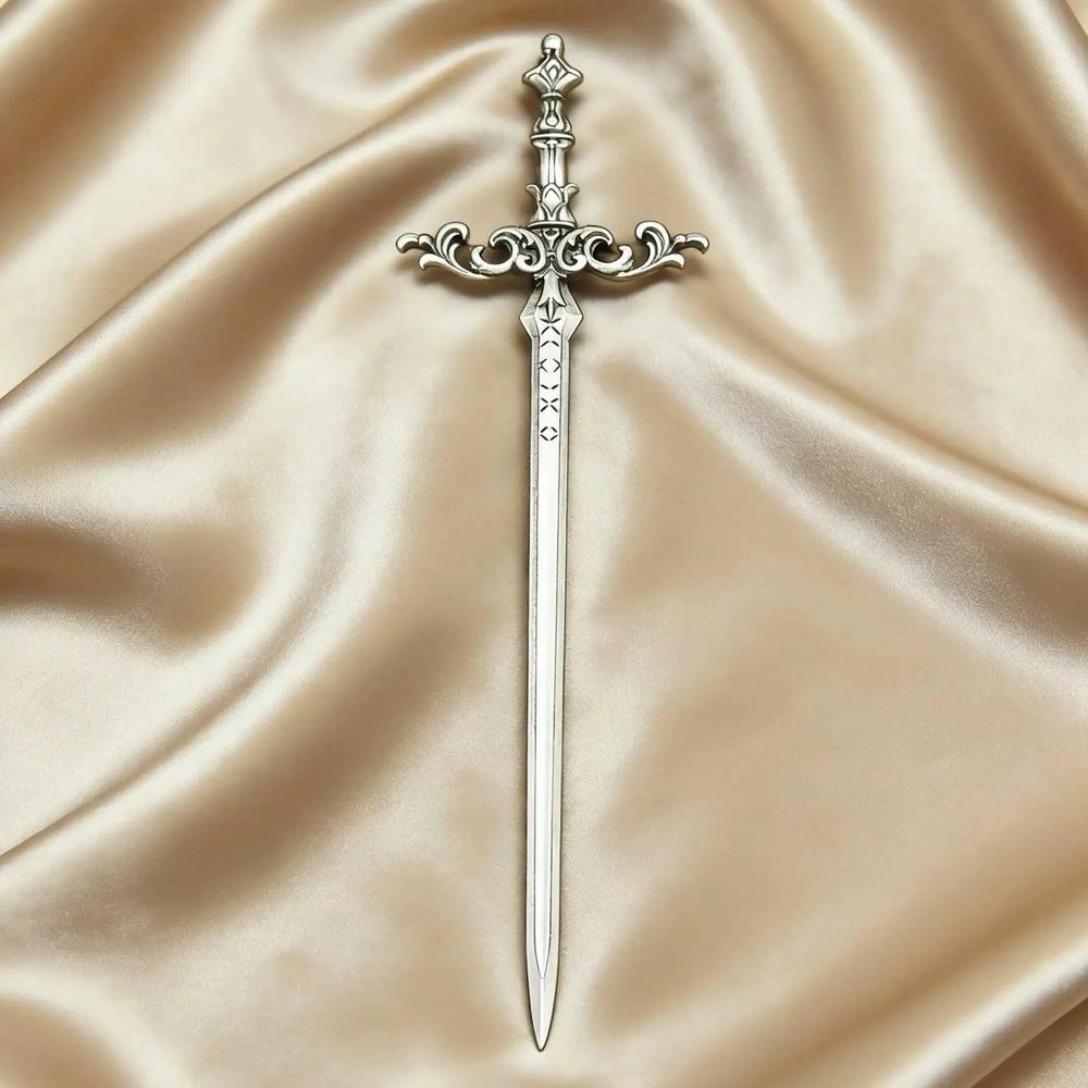 Retro Viking Trident Simulation Sword Hairpin Set Pagan Viking Hair Accessories-MoonChildWorld