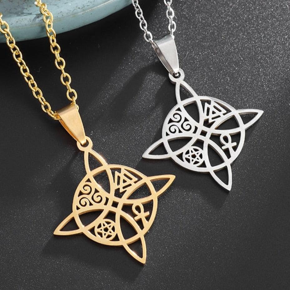 Witch Knot Witchcraft Necklace-MoonChildWorld