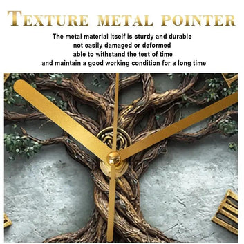 Vintage Tree of Life Wall Clock for Pagan Home Decor-MoonChildWorld