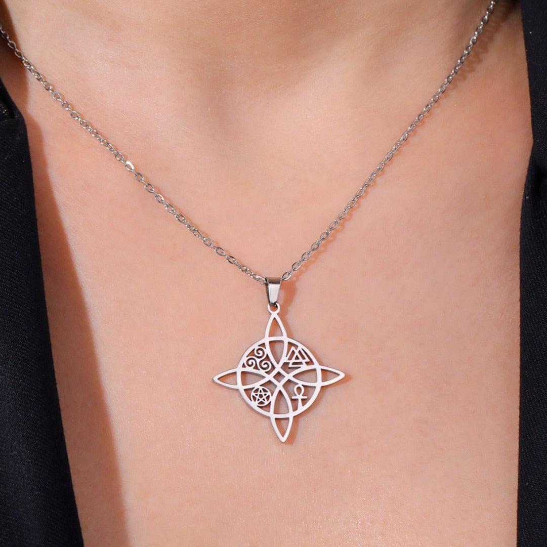 Witch Knot Witchcraft Necklace-MoonChildWorld