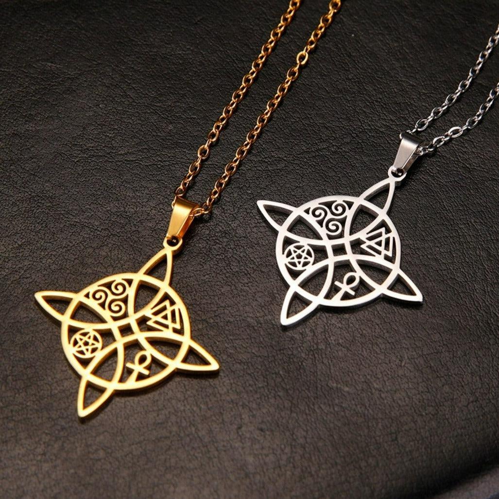 Witch Knot Witchcraft Necklace-MoonChildWorld