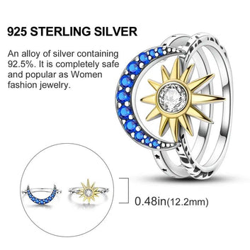 Celestial Sun Moon Ring-MoonChildWorld
