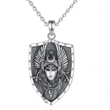 Lilith Moon Goddess Necklace Pagan Jewelry-MoonChildWorld