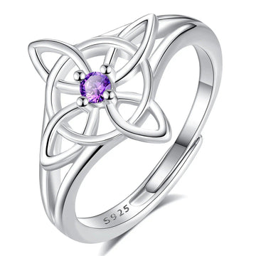 Celtic Knot Witchcraft Ring Wicca Jewelry-MoonChildWorld