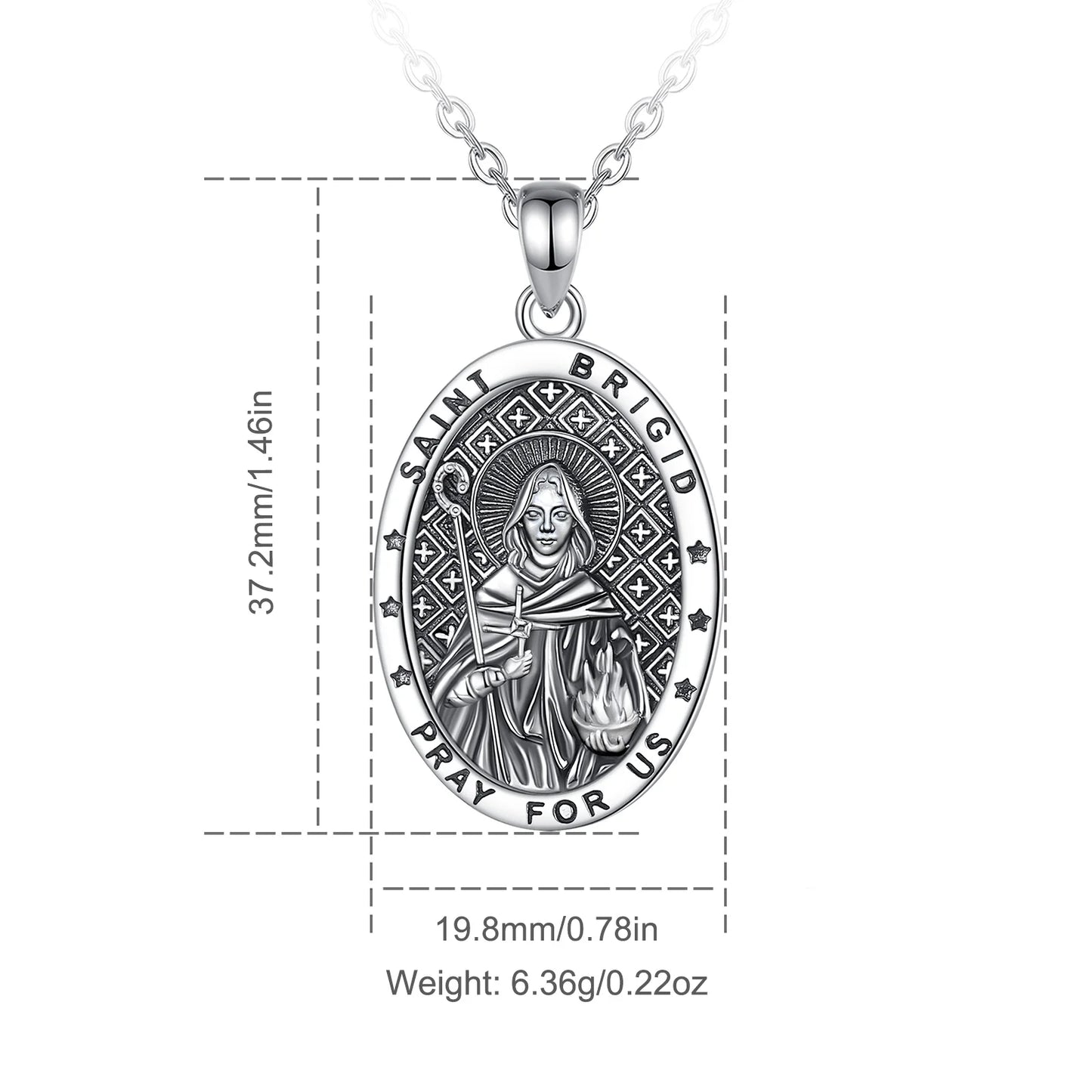 Saint Brigid's Cross Necklace Celtic Goddess Pendant-MoonChildWorld