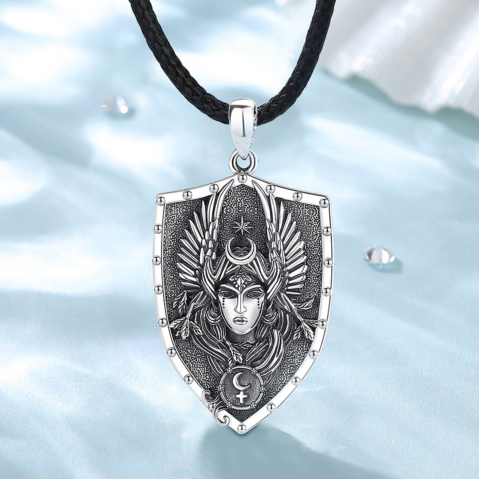 Lilith Moon Goddess Necklace Pagan Jewelry-MoonChildWorld