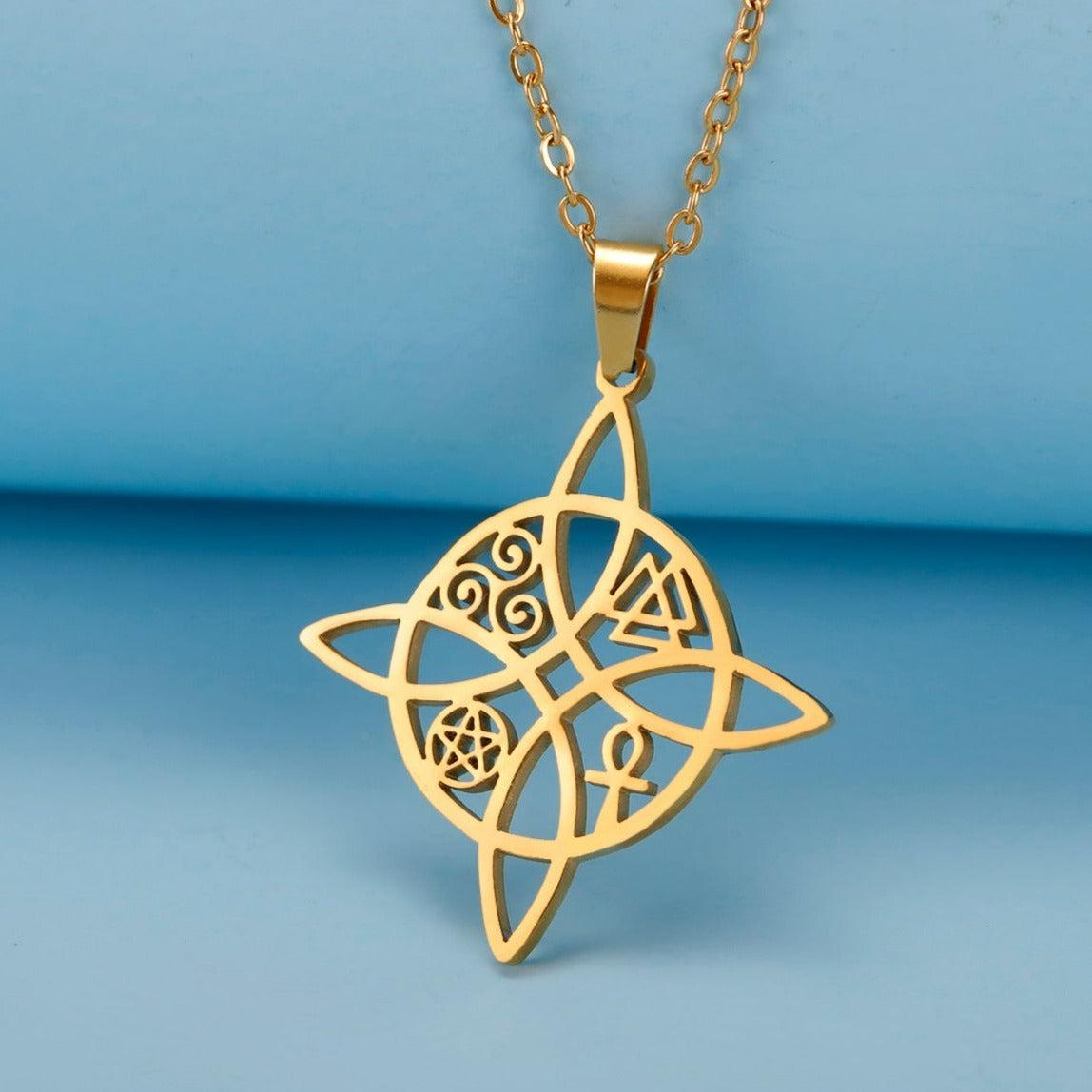 Witch Knot Witchcraft Necklace-MoonChildWorld
