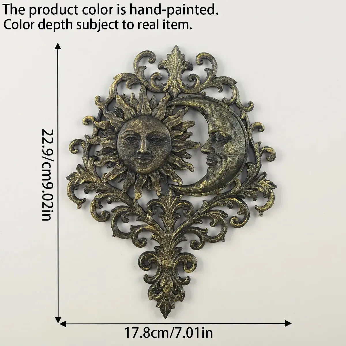 Celestial face wall decor – gothic altar wall display