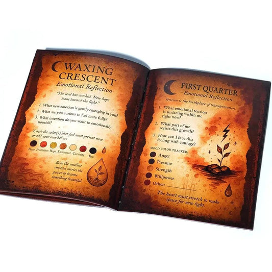 The Sacred Labyrinth a Witch's Self-Discovery Codex Explore - 74 Pages Shadow Work Grimoire Growth Work-MoonChildWorld