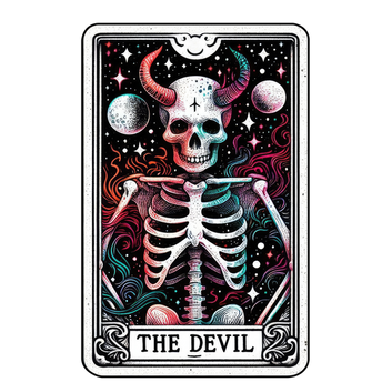 20 Funny Skeleton Tarot Cards