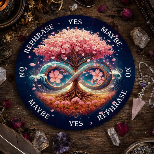 Tree of Life Pendulum Board for Healing & Meditation-MoonChildWorld