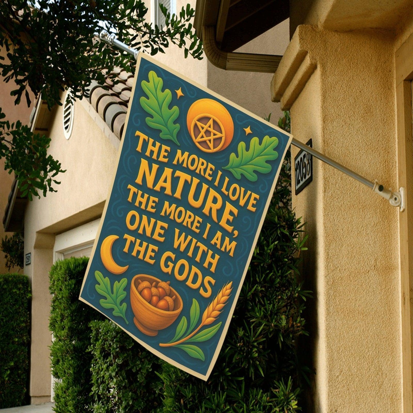 Wicca Goddess Garden Flag & Pagan House Flag - Magical Yard Decor-MoonChildWorld