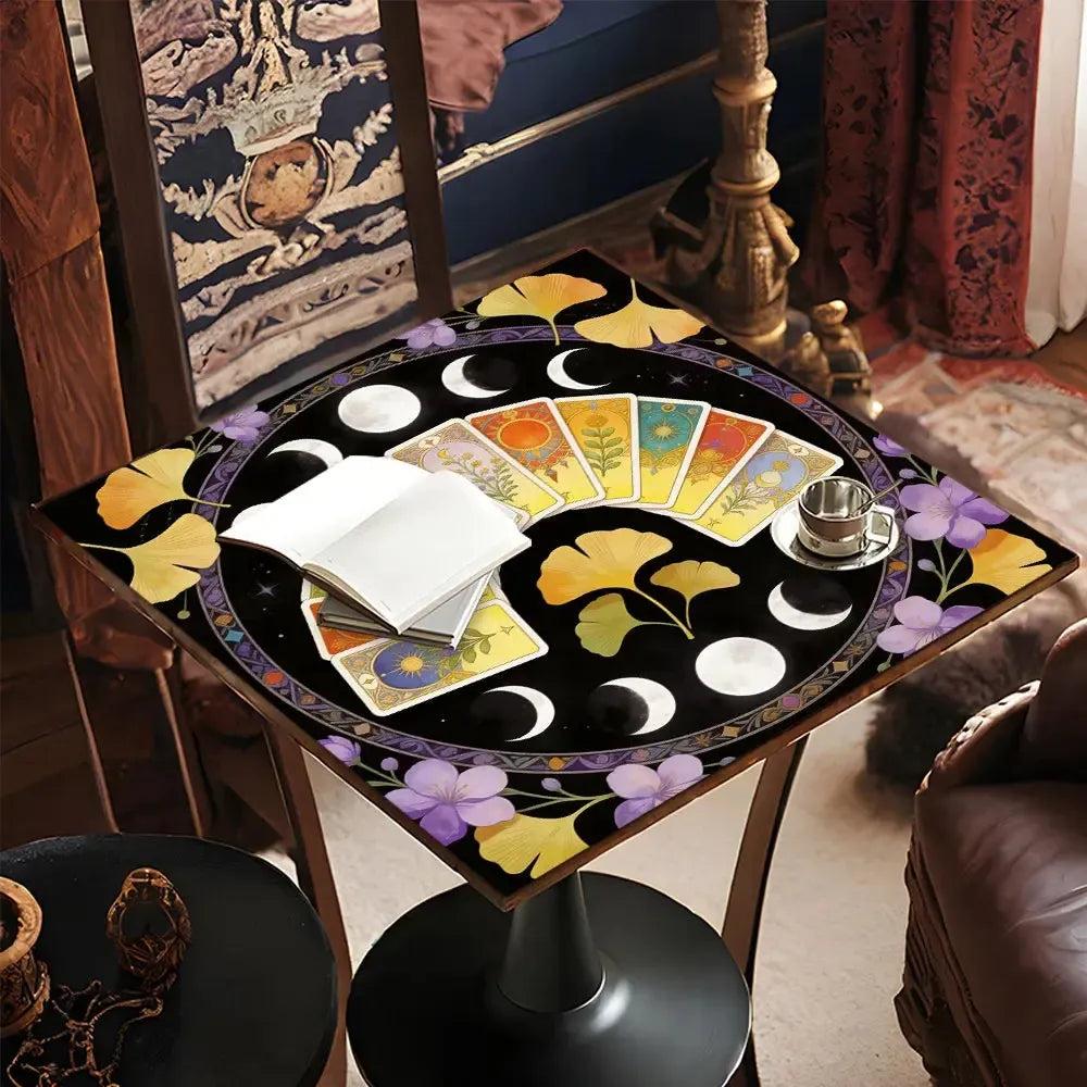 Wicca Tarot Cards Altar Cloth Pagan Tablecloth For Rituals, Tarot Reading & Home Decor-MoonChildWorld